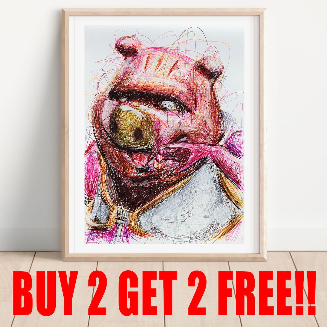 Pigma Dengar Ballpoint Pen Print, BUY 2 GET 2 FREE, Star Fox Art
