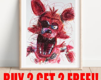 Withered Foxy Poster for Sale by WillowsWardrobe