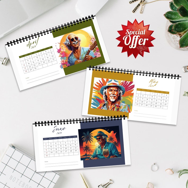 Jimmy Buffett 2025 Calendar Parrothead Margaritaville Country Etsy UK
