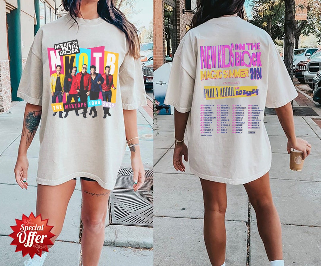 New Kids on the Block the Magic Summer Tour 2024 Comfort Color Etsy