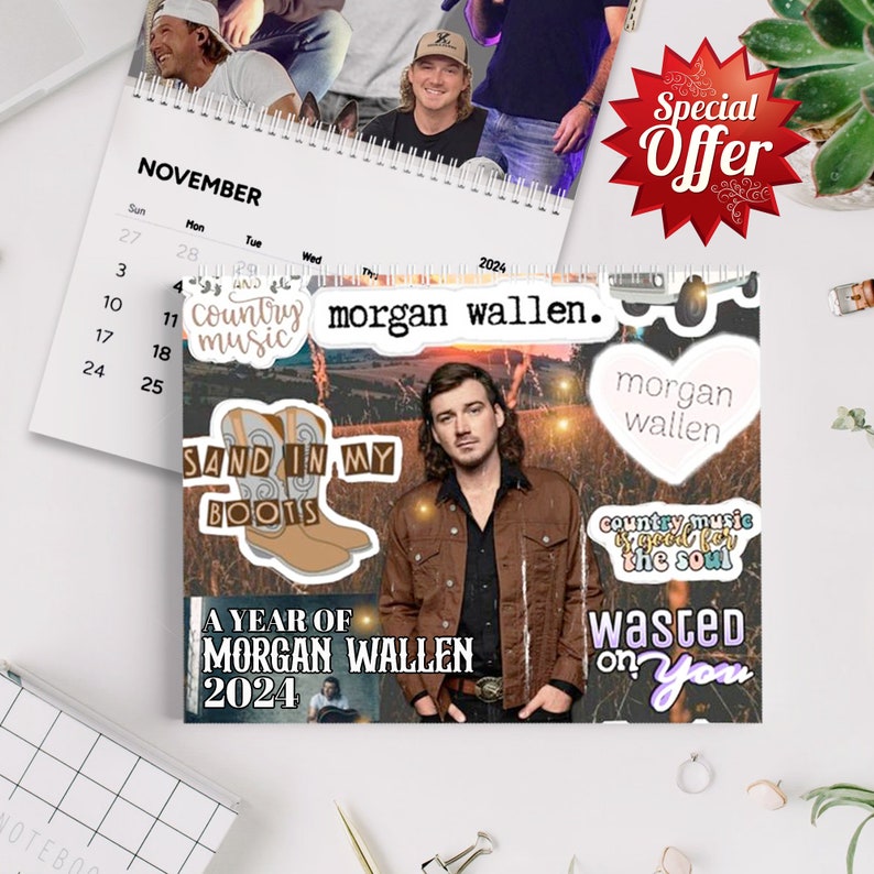 Wallen Calendar 2024 Wallen 2024 Celebrity Etsy New Zealand