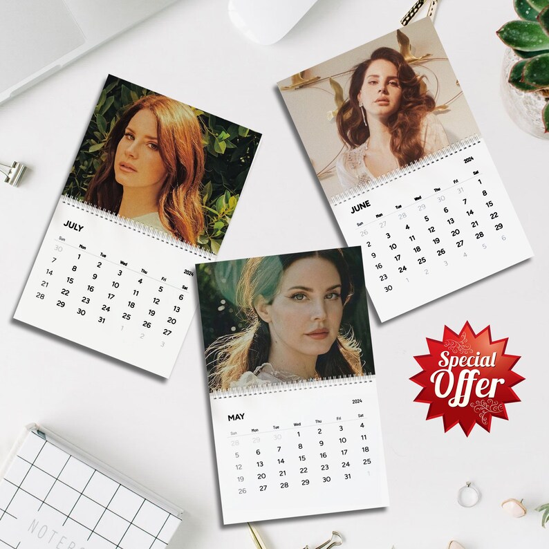 Lana Del Rey Calendar 2024 Lana Del Rey 2024 Celebrity Wall Etsy New