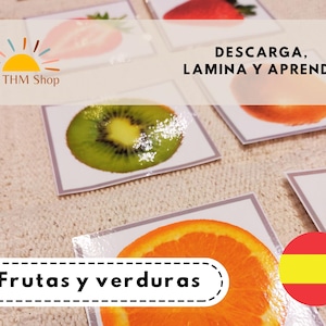 12 pairs of cards, fruits & vegetables inspired by montessori | 12 pairs of cards, fruits and vegetables inspired by montessori| toddlers