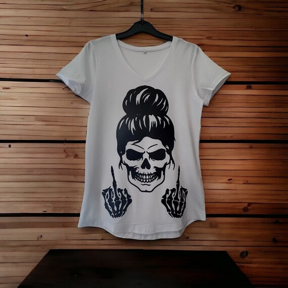 ladies skeleton t shirt