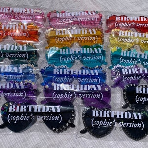 Birthday Party Favors BAG ONLY | In My Birthday Era | Birthday (Your Name)'s Version