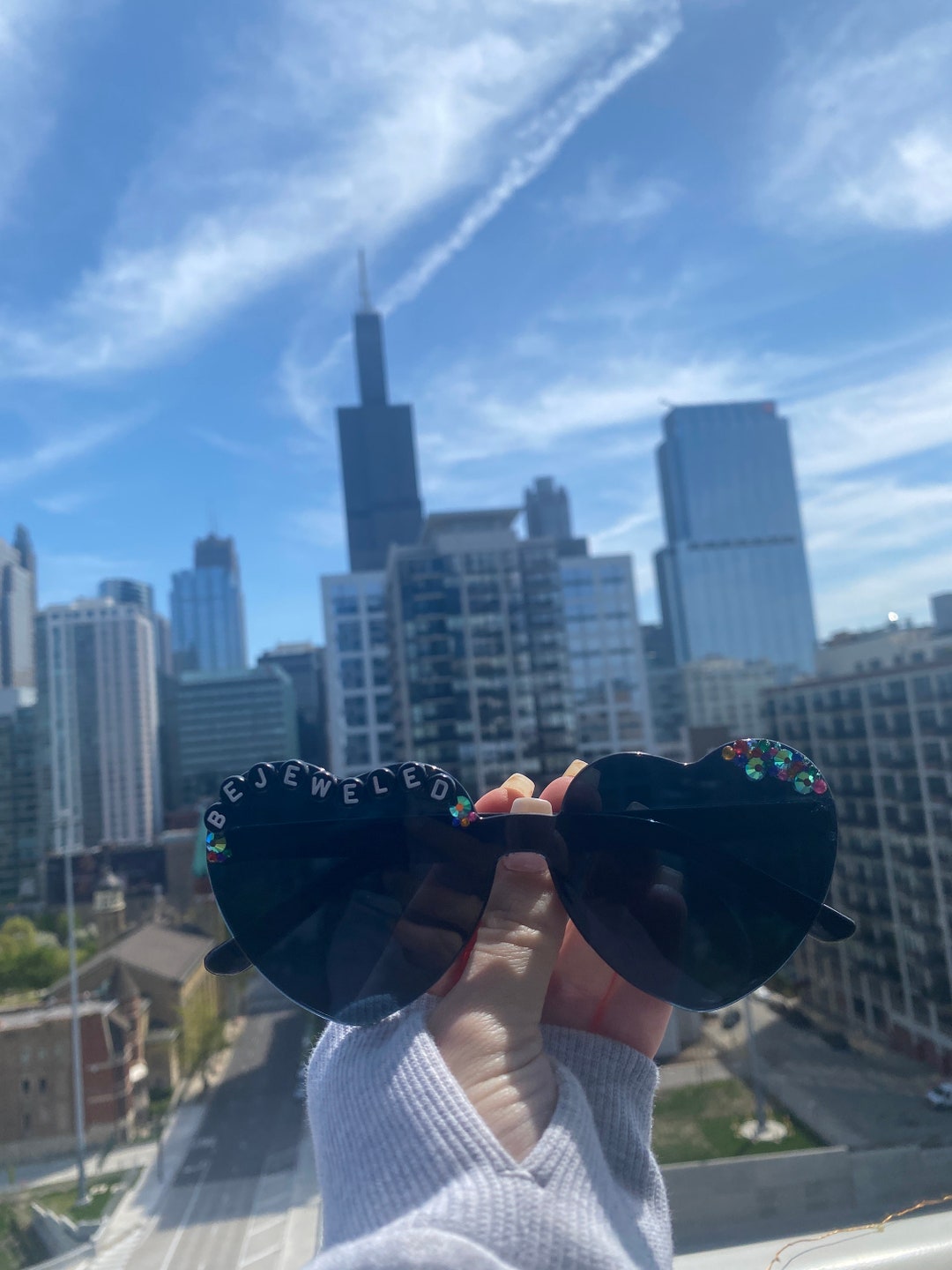 Taylor Swift Eras Tour Bejeweled Sunglasses - Etsy