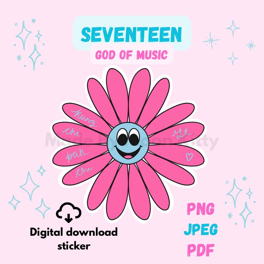 Seventeen Name Tag - Etsy