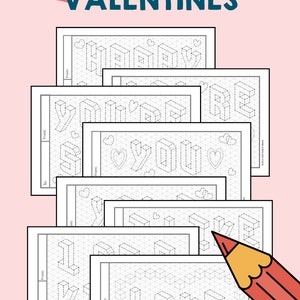 Valentine's Day STEM Art Project Coloring Cards No-prep Activity DIY ...