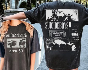 Retro Sui.cide Boys Tour Shirt, I Want To Die In New Orleans Shirt, Suicideboys HipHop Shirt, Grey Day Tour, SuicideBoys Merch, Scrim Tee