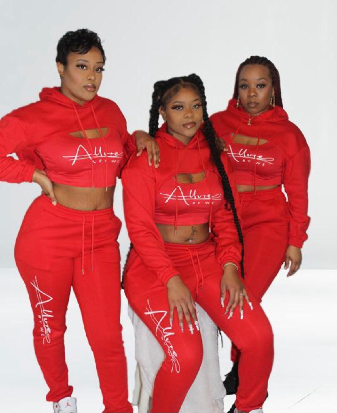 All red sweatsuit online