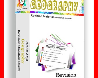 GCSE Geography FlashCards -Revision Material Geography - Official AQA .