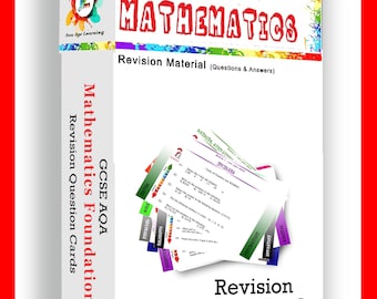 GCSE Mathematics Foundation FlashCards - Revision Material - Official AQA .