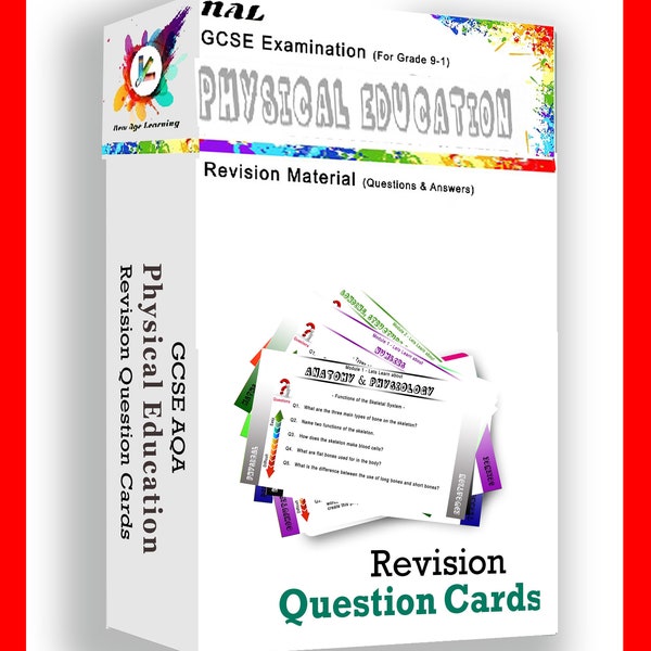 GCSE Physical Education FlashCards -  Revision Material - Official AQA .