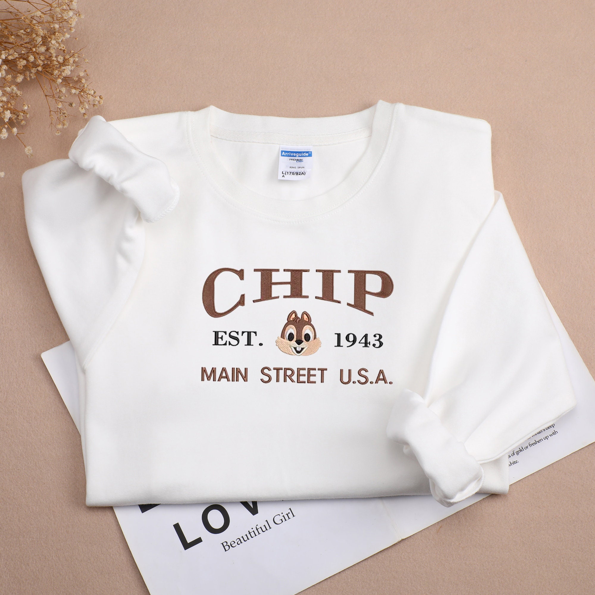 Discover Disney Chip Embroidered Sweatshirt