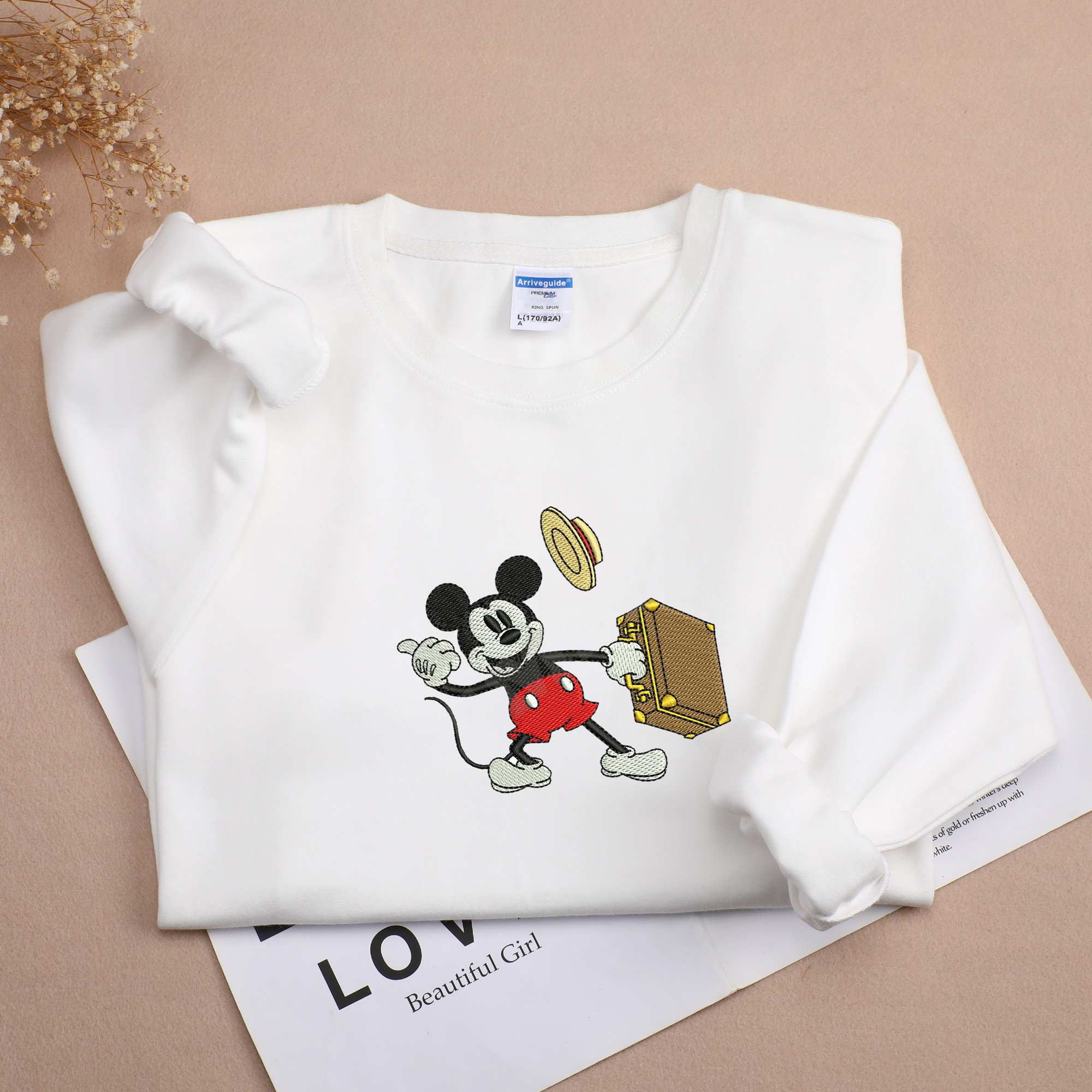 Discover Disney Mickey Mouse Embroidered Sweatshirt