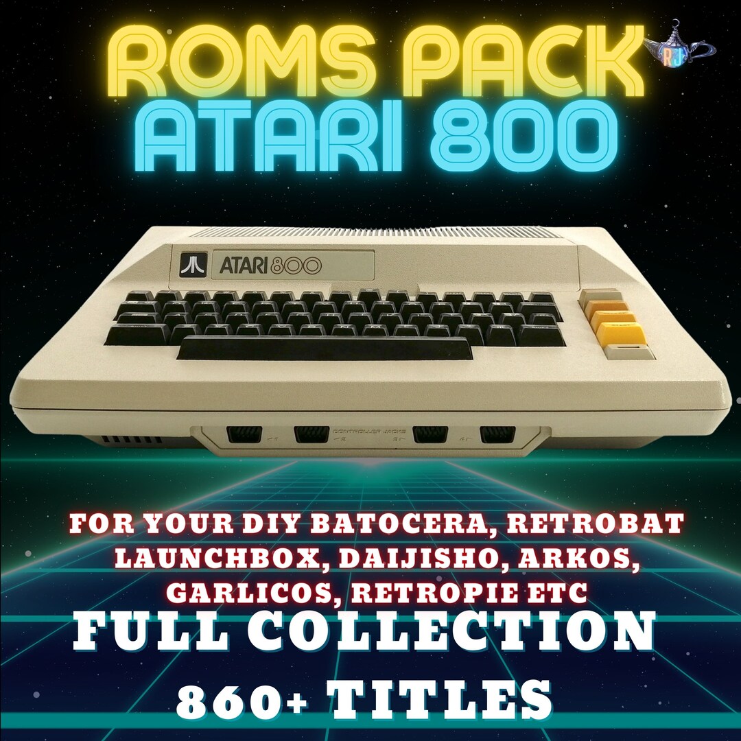 ATARI 800 ROMS PACK for Batocera, Launchbox, Retrobat, Retropie