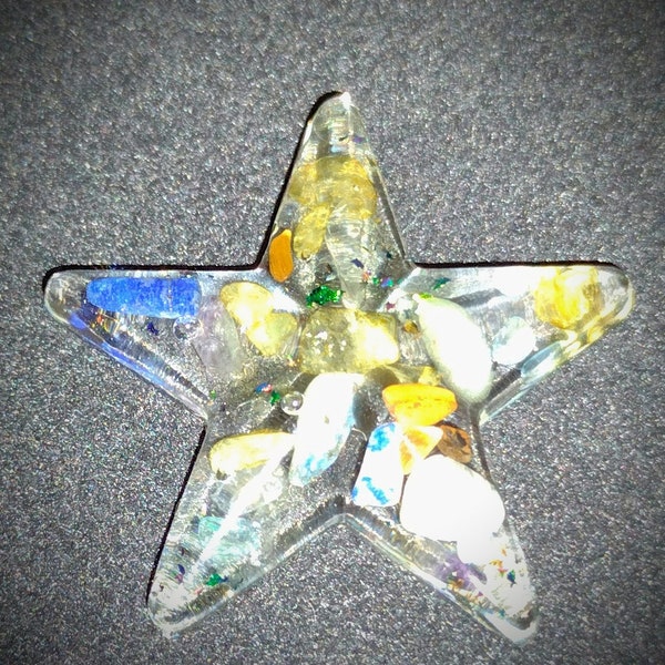 Magical Star For Wealth And Success With Stones Within To Attract Abundance To Your Life. Feel The Energy Shine To You, Make it Yours, Now!