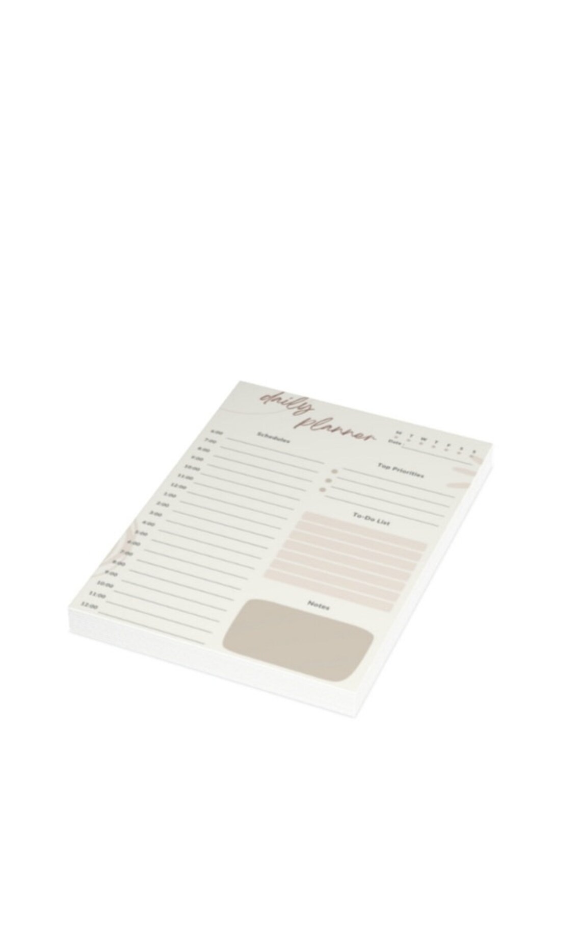 Daily Printable Planner, Digital Product - Etsy