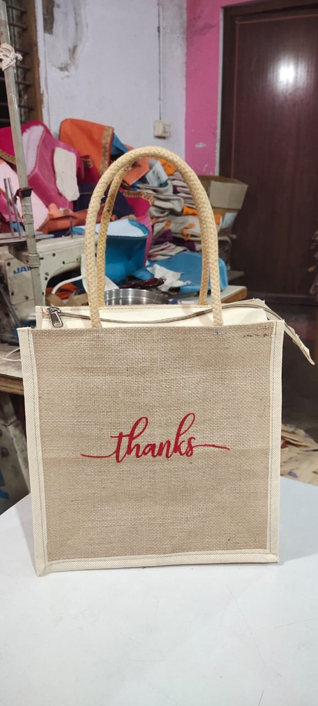 Jute Tambula Bag Etsy UK