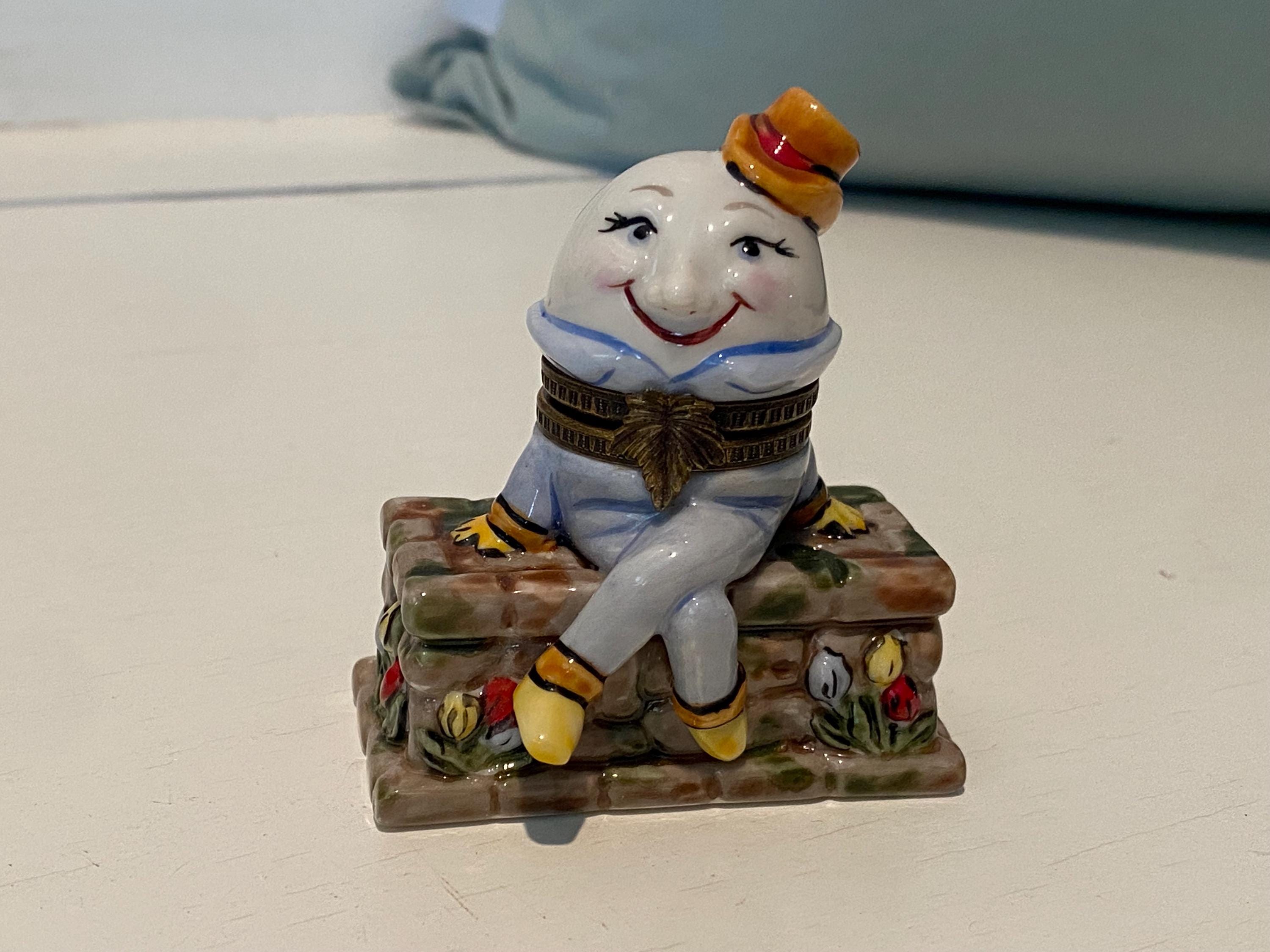 Humpty Dumpty オルゴール　陶器　オブジェ Humpty Dumpty オルゴール 陶器 オブジェ Humpty Dumpty