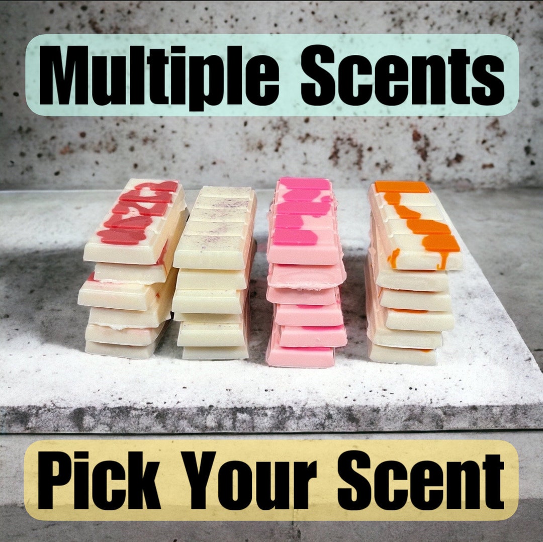 WAX MELTS Pick Your Scent Essential Oils 2oz Snap Bars High Fragrance