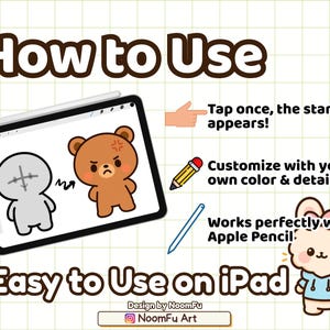 40 Chibi Base Pose Procreate Stamps – a cute kawaii drawing guide for artists. This set includes 40 chibi base poses with simple, round proportions, big heads, and short limbs, perfect for emote base, stickers, comics, clipart, and YCH or P2U artwork. Use these Procreate brushes to speed up your workflow, create kawaii characters, or design emotes and digital products. Great for beginners or professionals, these chibi stamps are versatile, customizable, and easy to adapt for kawaii art.