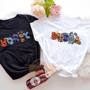 Disney Custom Cars Shirt, Disney Cars Shirt, Pixar Matching Trip Shirts, McQueen Shirt, Custom Name Shirt,Cars Couple Shirt,Disney Cars Gift