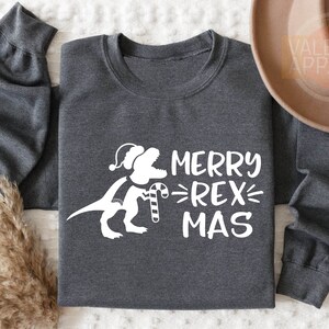 Merry RexMas Sweatshirt, Dinosaur Sweatshirt, Christmas Sweaters, Dinosaur Christmas, Dinosaur Sweater, Disney Vacation Shirt, Disney Trip