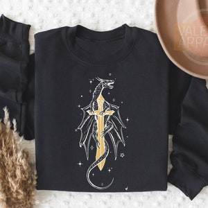 Fourth Wing Dragon Shirt, Fourth Wing T Shirt, Iron Flame, Bookish Merch, Xaden Riorson, Fourth Wing Merch, Gifts For Readers, Bookish Shirt image 1