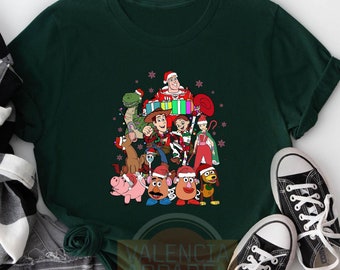 Disney Christmas Toy Story Shirt, Disney Christmas Shirt, Woody And Buzz Family Christmas Tee, Toy Story Characters,Toy Story Christmas Gift