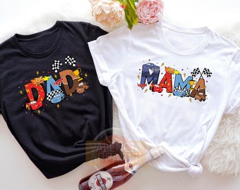 Cars Dad Shirt, McQueen Shirt, Cars Mama Shirt, Disneyland Cars Family Shirt, Gift For Dad, Gift For Mom, Disney Mom Shirt, Disney Dad Shirt