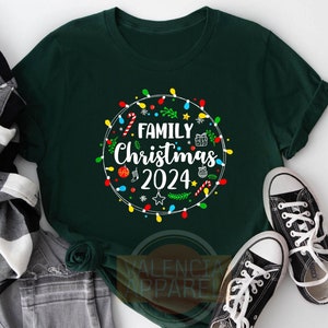 Family Christmas 2024 Shirt, Christmas Lights Shirt, Christmas Party Shirt, Cute Christmas Shirt, Xmas Holiday Gift, Christmas Family Trip