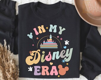In My Disney Era, Disney Sweatshirt, Mickey Sweatshirt, Disney Castle, Family Disney Shirts, Disney Sweater, Disneyland Shirt, Mickey Shirts