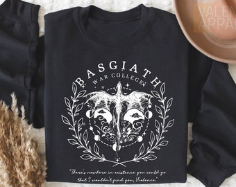 Basgiath War College Shirt, Bookish Shirt, Fourth Wing T Shirt, Book Sweatshirt, Bookish Merch, Iron Flame Shirt, Book Lover Sweatshirt