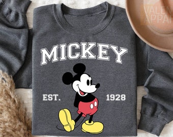 Mickey Sweatshirt, Disney Sweatshirt, Disneyland Sweater, Mickey Sweater, Disney Trip Shirt, Mickey Shirt, Disneyland Crewneck, Disney Gifts