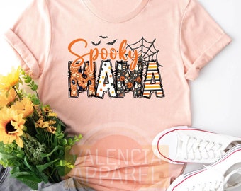 Spooky Mama Shirt, Halloween Mom Shirt, Spooky Season Shirt, Funny Mom Shirt, Gift For Mom, Halloween Mama Shirt,Cute Fall Shirt,Scary Shirt