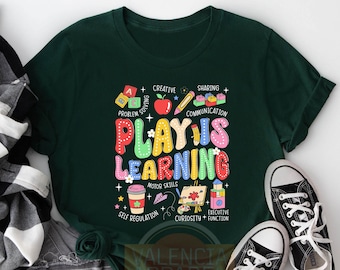 Play Is Learning Shirt, Teacher Shirt, Back To School Shirt, Cute Teacher Shirt, New Teacher Shirt, Teacher Life Shirt, Back To School Gift