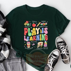 Play Is Learning Shirt, Teacher Shirt, Back To School Shirt, Cute Teacher Shirt, New Teacher Shirt, Teacher Life Shirt, Back To School Gift
