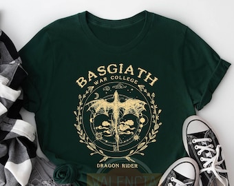 Basgiath War College Shirt, Iron Flame Shirt, Fourth Wing Riders Quadrant, Xaden Riorson, Gift For Readers,Dragon Rider Tshirt,Book Shirt