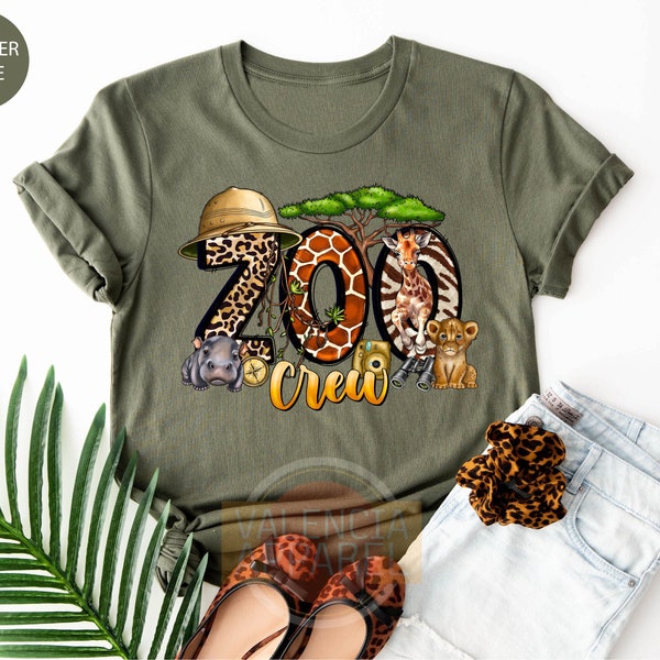 Zoo Crew Shirt, Zoo Trip Shirt, Family Trip Shirt, Family Zoo Shirt, National Park Shirt, Zoo Shirt, Animal Lover Gift, Wild Life Shirt