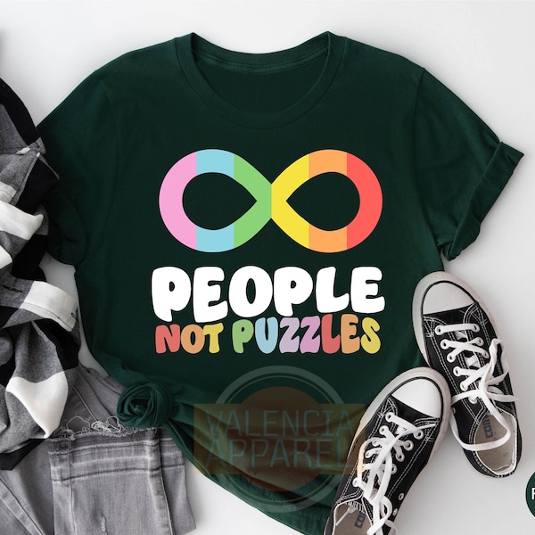 People Not Puzzles, Autism Awareness, Autism Shirt, Puzzle Piece, Autism Teacher Shirt, Neurodiversity Shirt, Autism Gift, Autism Support