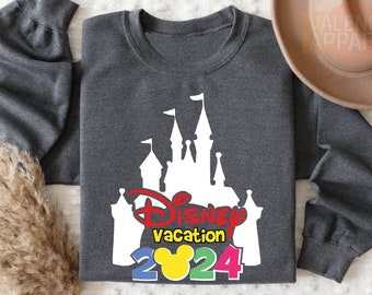 Disney Vacation Sweatshirt, Disneyland Sweater, Mickey Sweatshirt, Minnie Sweatshirt, Magic Kingdom, Disneyland Shirt, Mickey Sweatshirt