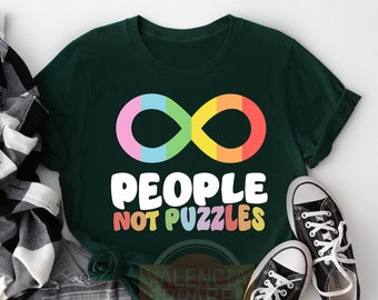 People Not Puzzles, Autism Awareness, Autism Shirt, Puzzle Piece, Autism Teacher Shirt, Neurodiversity Shirt, Autism Gift, Autism Support