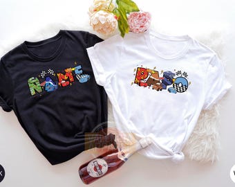 Disney Custom Cars Shirt, Custom Name Shirt, Disney Cars Shirt, McQueen Custom Shirt, Custom Name Shirt, Cars Name Shirt, Disney Cars Gift