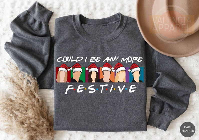 a sweater that says, could i be am more festive?