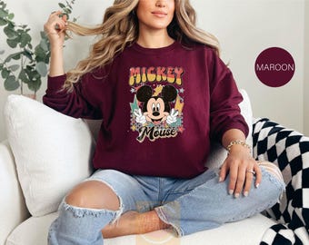 Mickey Mouse Sweatshirt, Disneyland Sweatshirt, Disney Mickey Shirt, Disney Family Vacation Shirt, Disney Trip Gifts, Disney Sweater