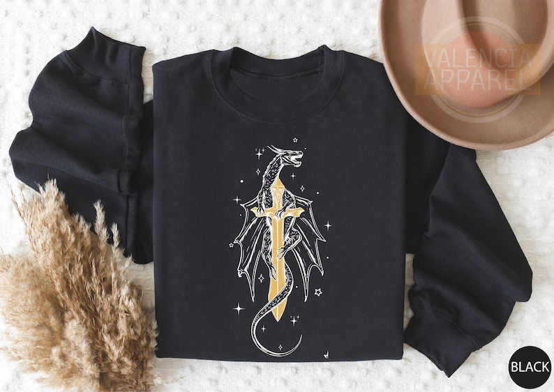 Fourth Wing Dragon Shirt, Fourth Wing T Shirt, Iron Flame, Bookish Merch, Xaden Riorson, Fourth Wing Merch, Gifts For Readers, Bookish Shirt image 1