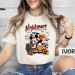 Comfort Colors Nightmare Shirt, Halloween Disney Shirt, Halloween Mickey Shirt, Comfort Colors Mickey Shirt, Disney Gifts, Mickey Halloween