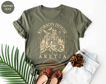 Riorson House Aretia Shirt, Iron Flame Shirt, Basgiath War College Shirt, Bookish Shirt, Xaden Riorson House Shirt, Fourth Wing Tshirt