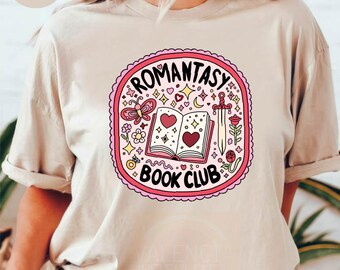Romantasy Book Club Shirt, Cute Booklover Shirt, Fantasy Romance Reader Shirt, Bookish Shirt, Gift For Book Lover, Fantasy Book LOver Gift